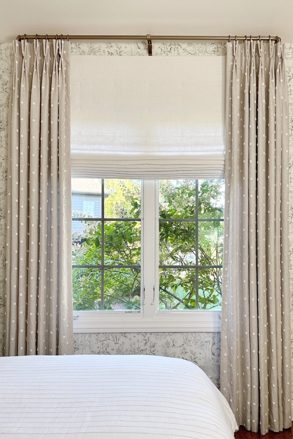 Bedroom Interior Design Custom Window Treatments Il